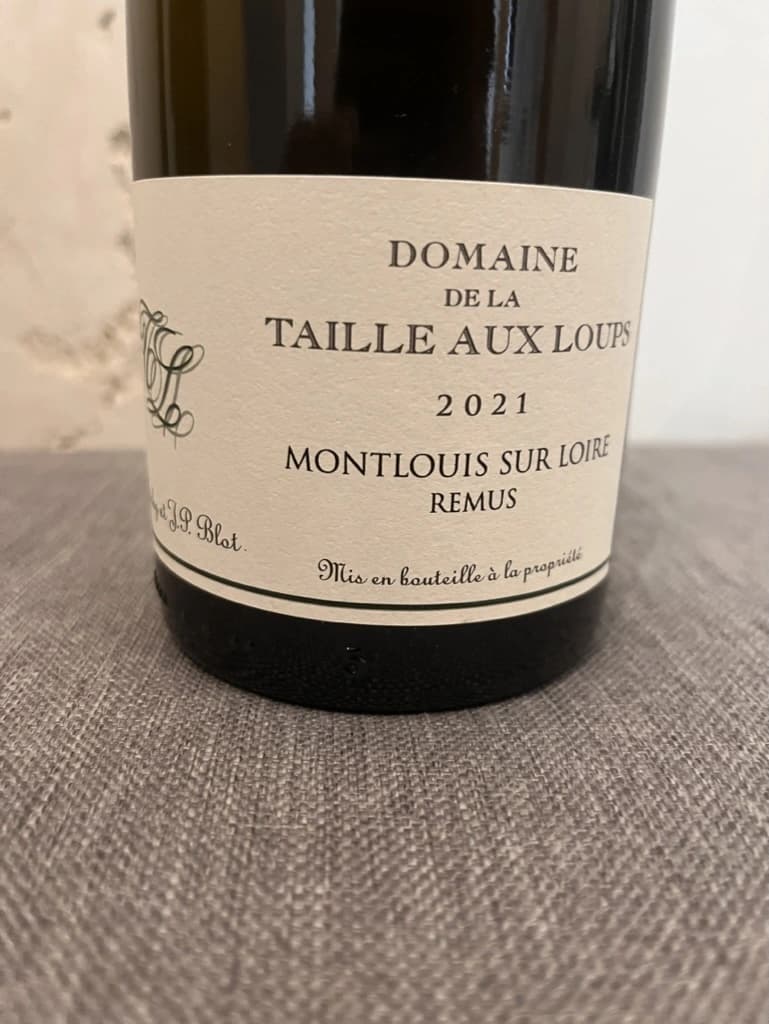 Domaine de la Taille Aux Loups Montlouis sur Loire Remus 2021
