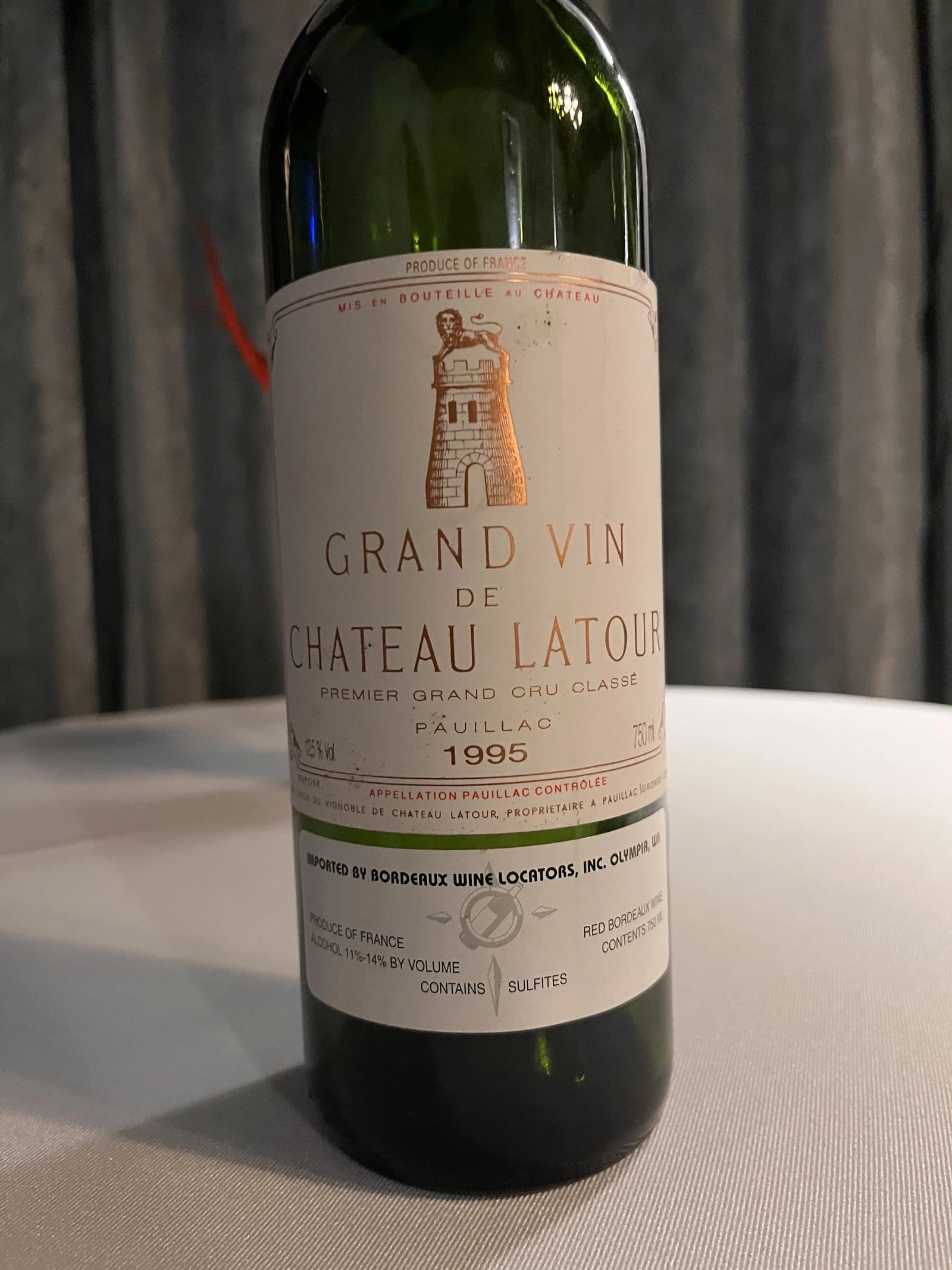 Château Latour Latour 1995