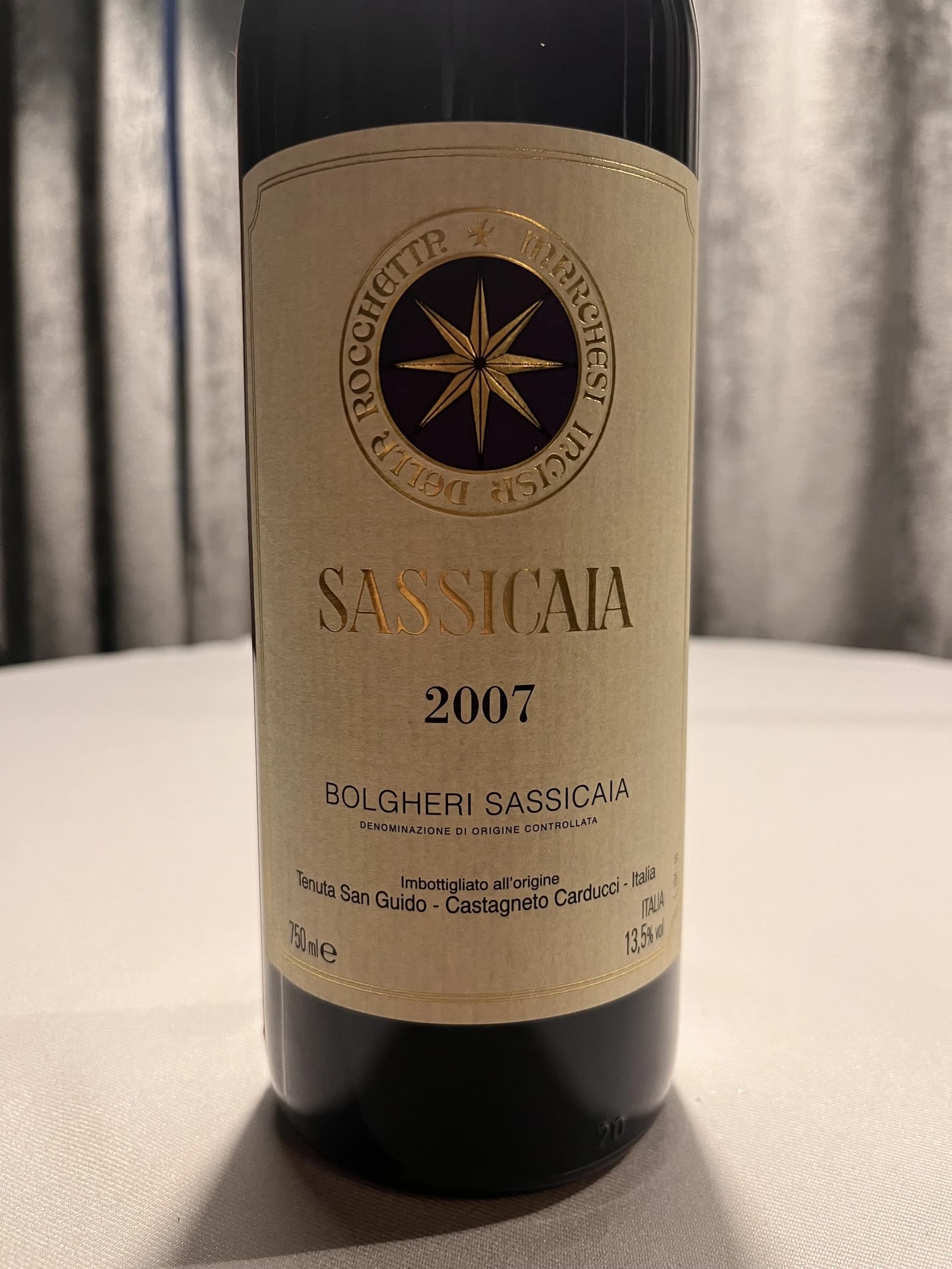 Tenuta San Guido Sassicaia 2007