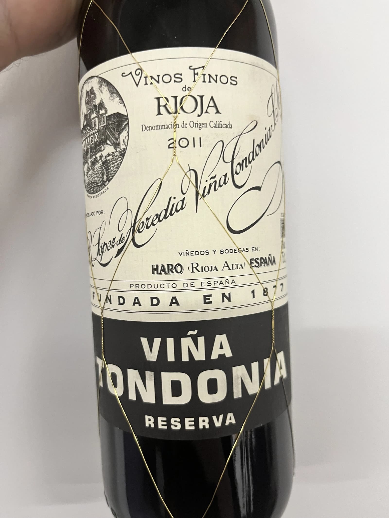 R. López de Heredia Viña Tondonia Tinto Reserva 2011