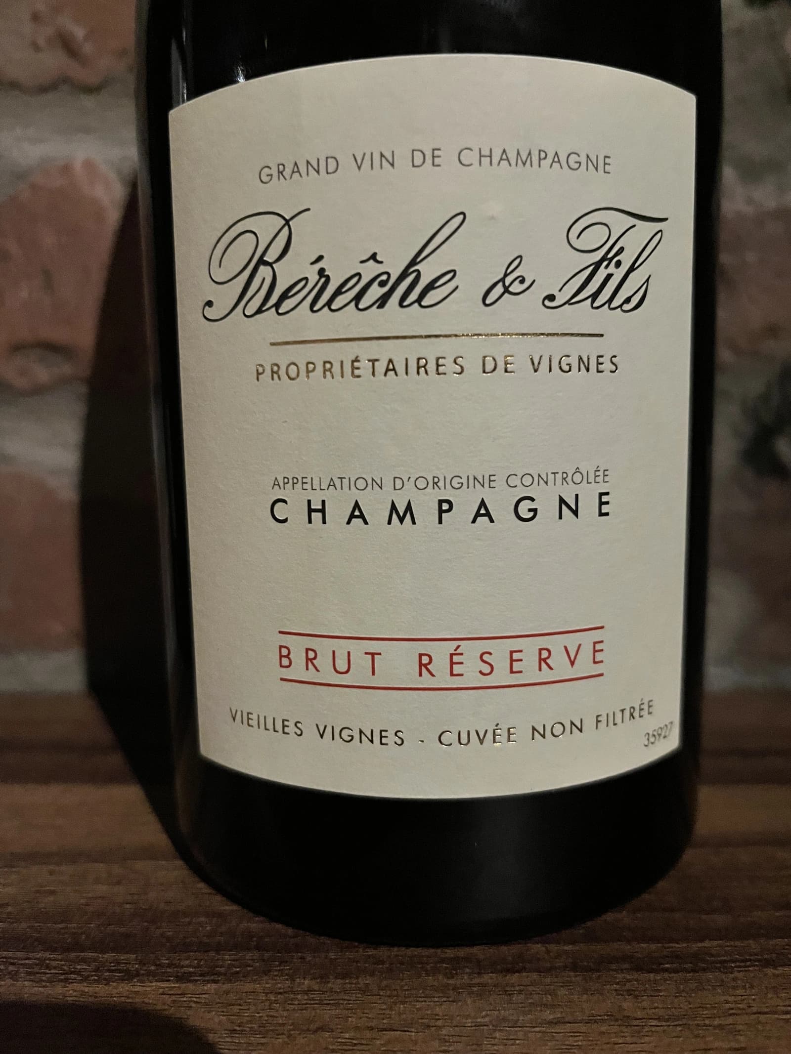 Bérêche & Fils Brut Réserve L:20BSA-06/23 NV